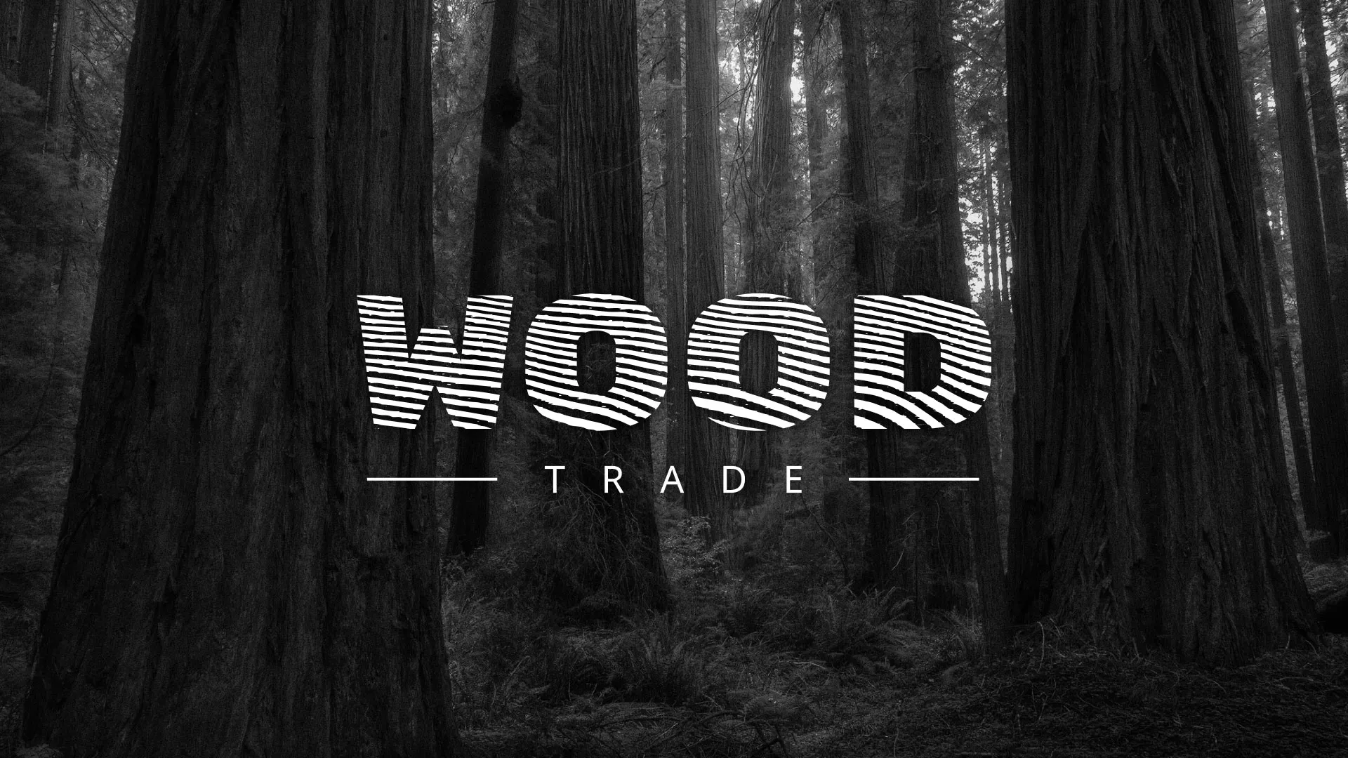 Разработка логотипа для компании «Wood Trade» в Реже